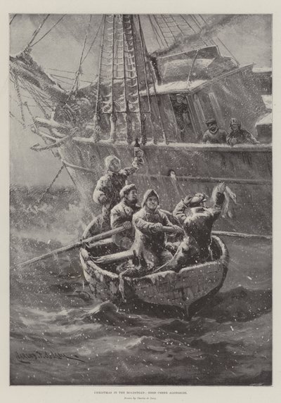 Natal no Roadstead, boa alegria ao lado de Charles John de Lacy